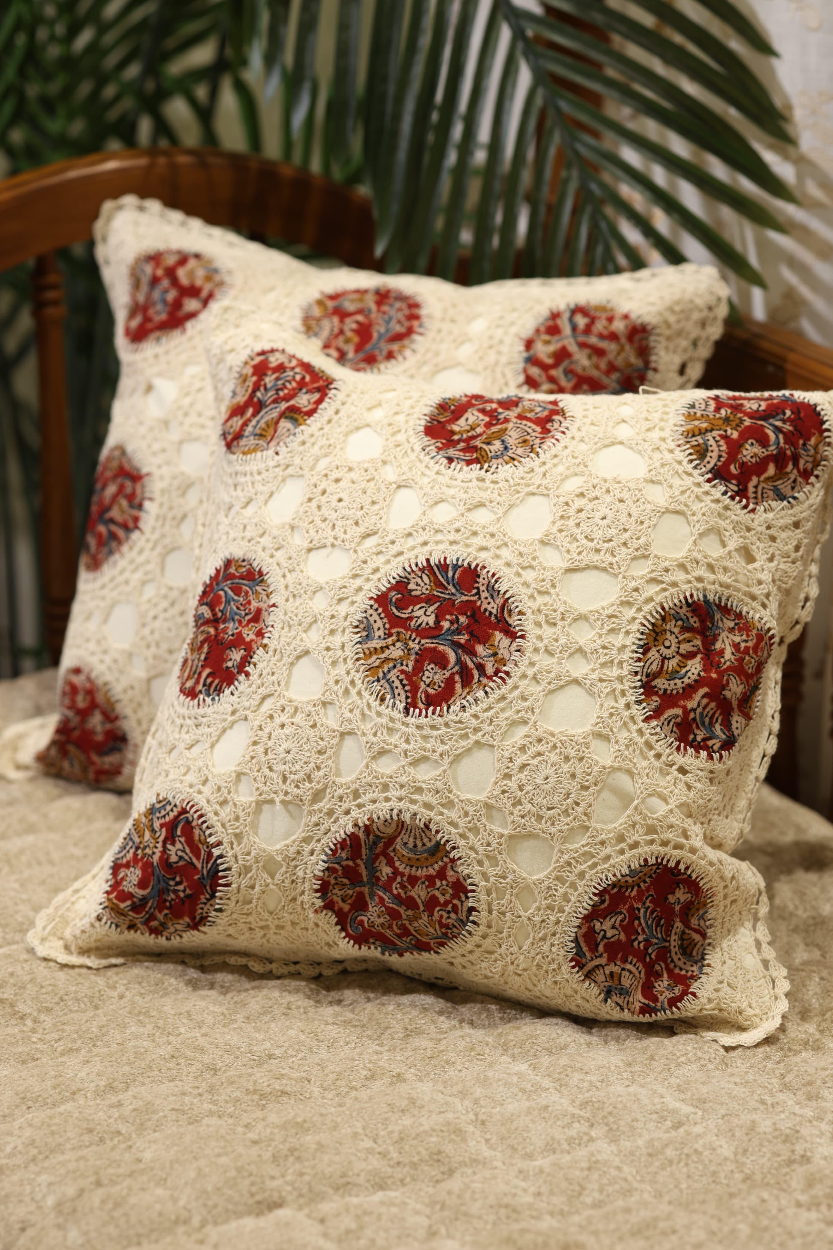 Cushion covers - crochet cushion covers Size :16*16 inches