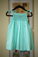 Kids smocked dress 10-12 month
