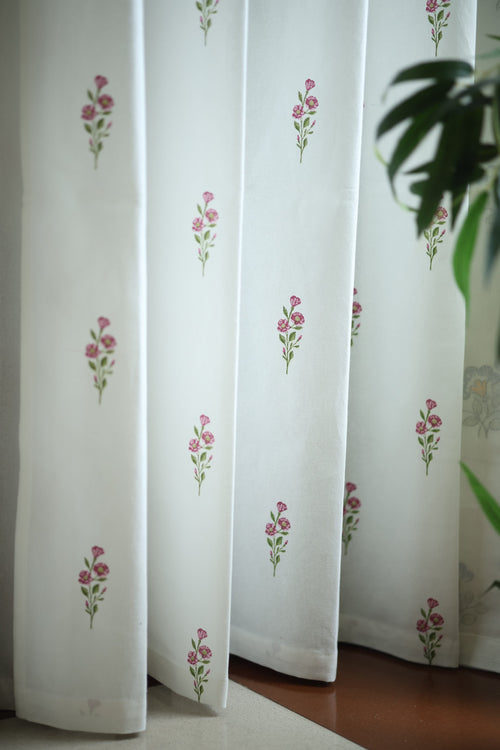 Curtains - Pink Meadow curtains