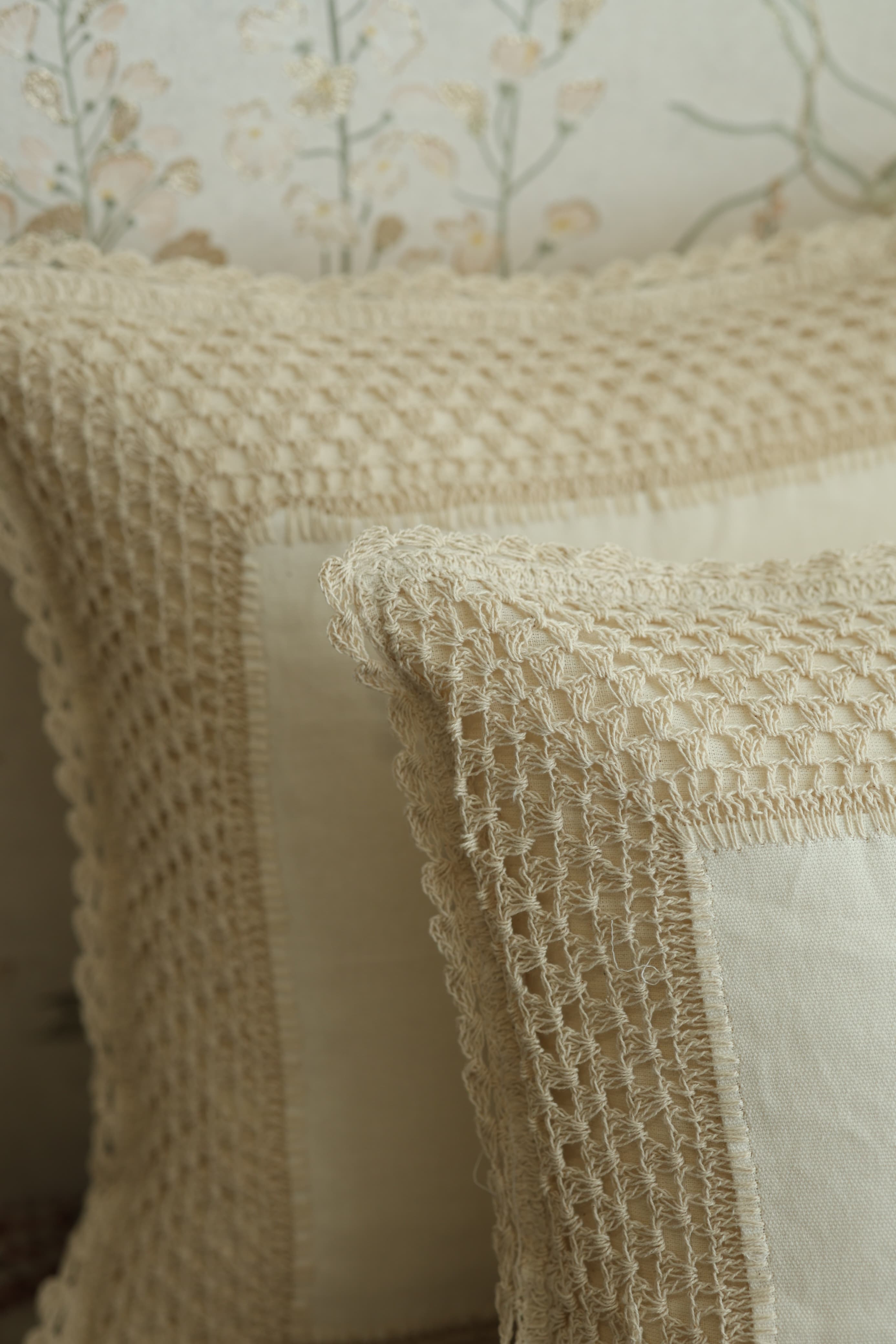 Cushion covers - crochet cushion covers