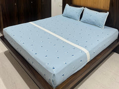 Bedsheets - King premium machine embroidery bedsheets