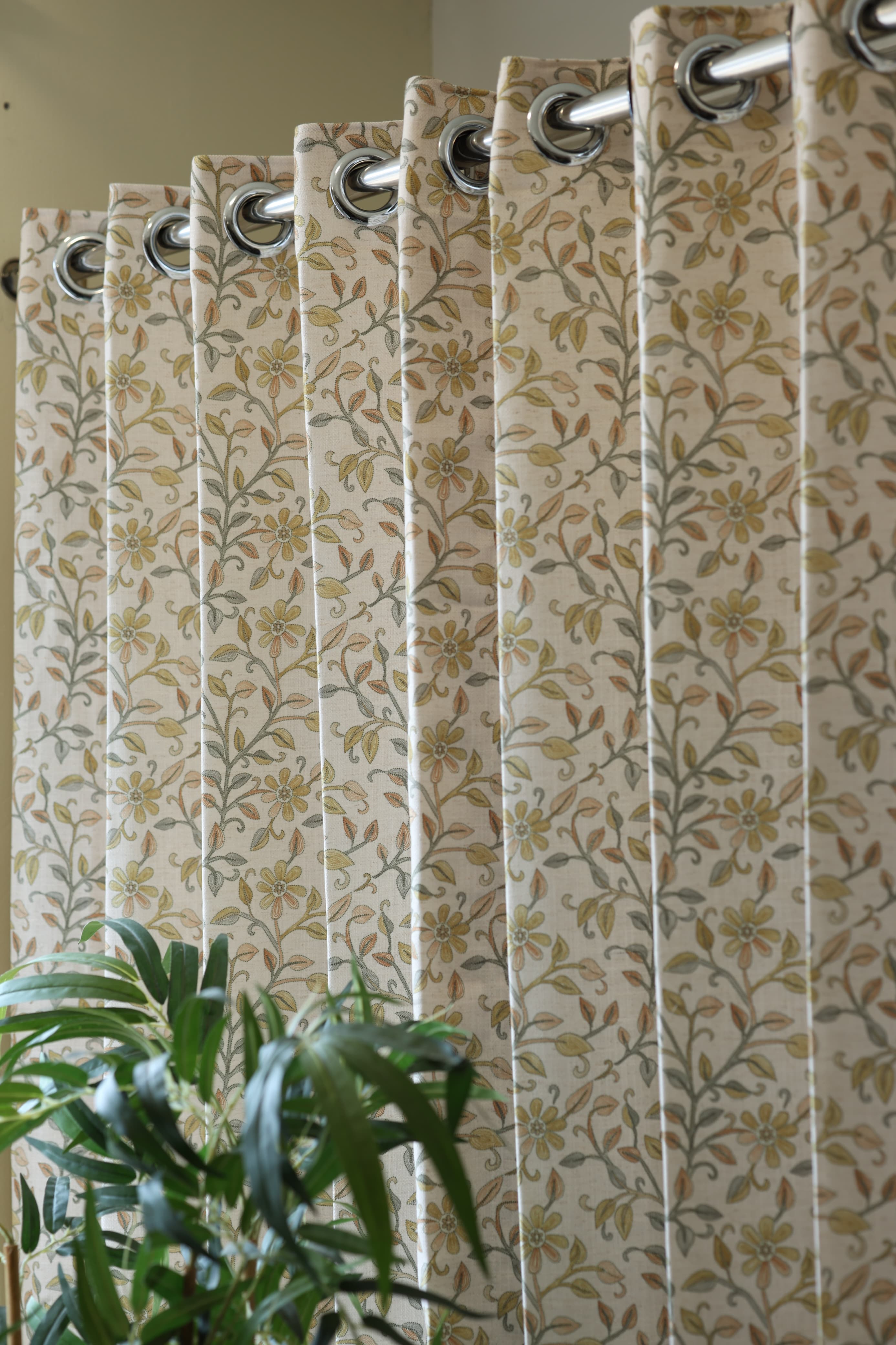 Curtains - Premium kantha print floral opaque curtains prebooking
